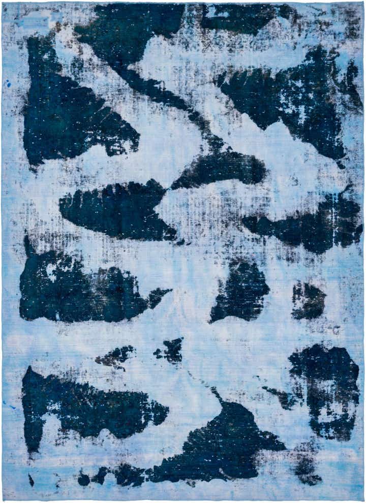 8' x 11' 5 Hand Knotted Ultra Vintage Persian Wool Rug