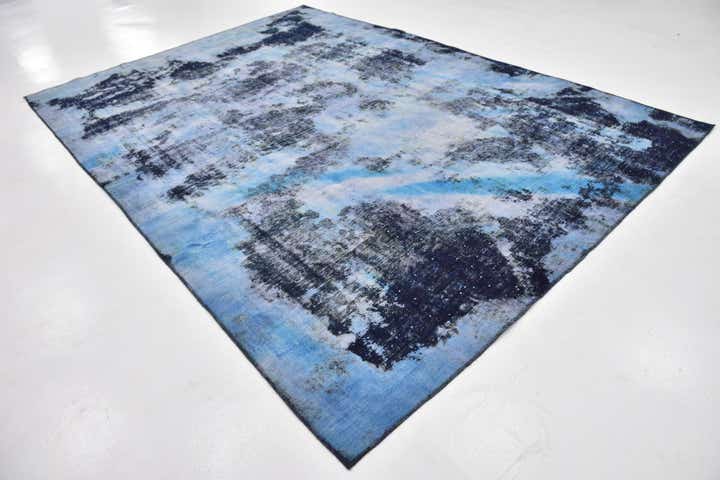 8' 4 x 11' 9 Hand Knotted Ultra Vintage Persian Wool Rug