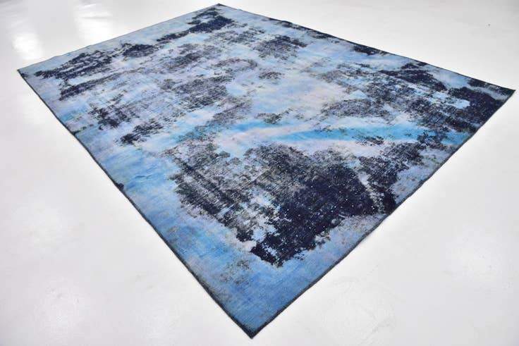 Detail image of 8' 4 x 11' 9 Hand Knotted Ultra Vintage Persian Wool Rug