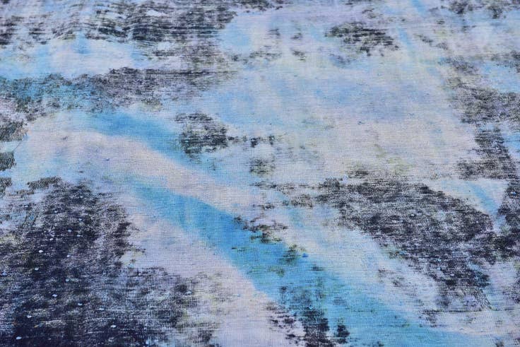Detail image of 8' 4 x 11' 9 Hand Knotted Ultra Vintage Persian Wool Rug