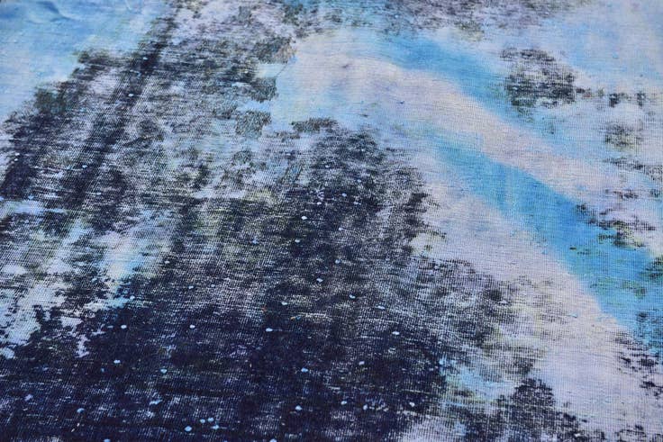 Detail image of 8' 4 x 11' 9 Hand Knotted Ultra Vintage Persian Wool Rug