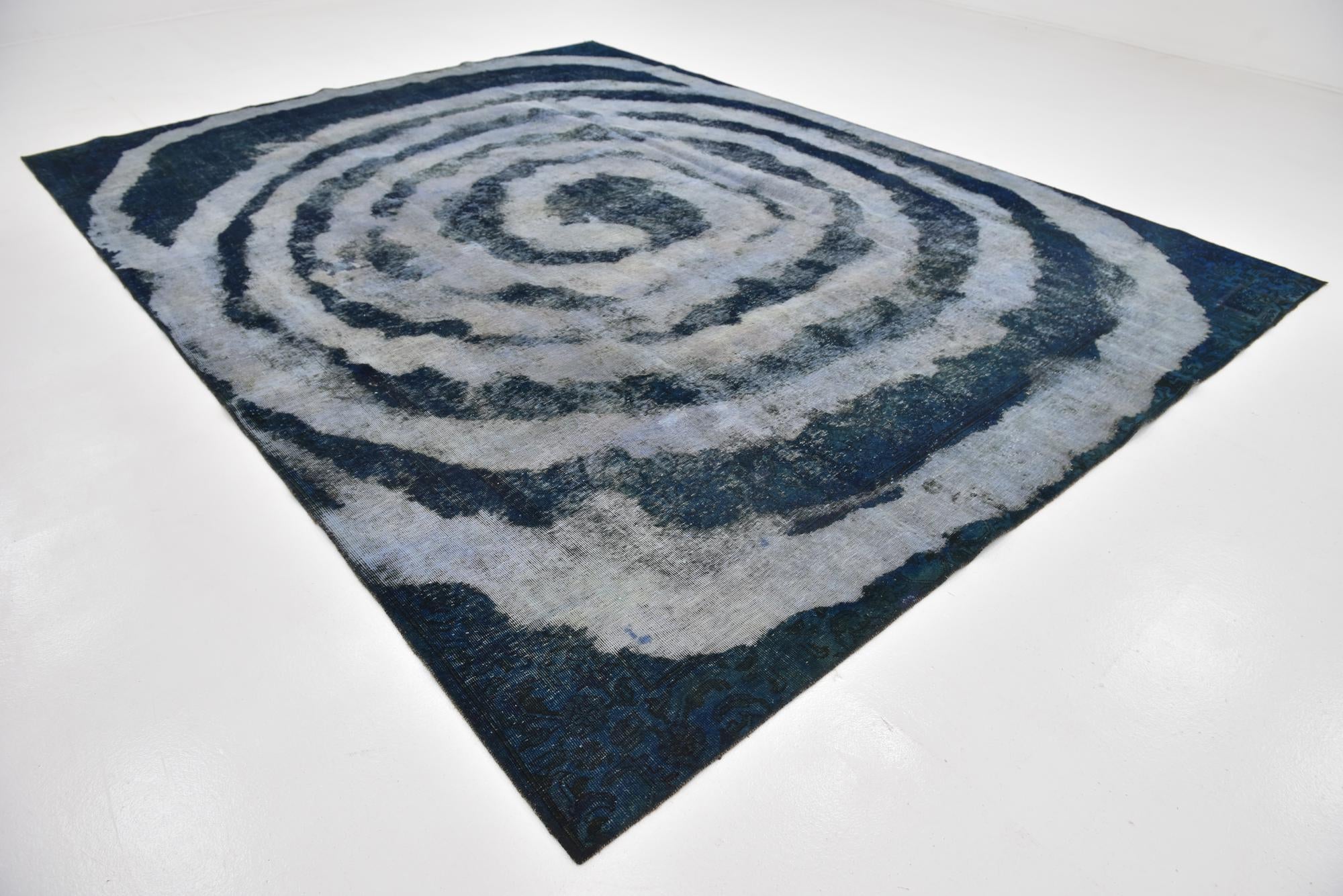 9' 4 x 12' 5 Hand Knotted Ultra Vintage Persian Wool Rug