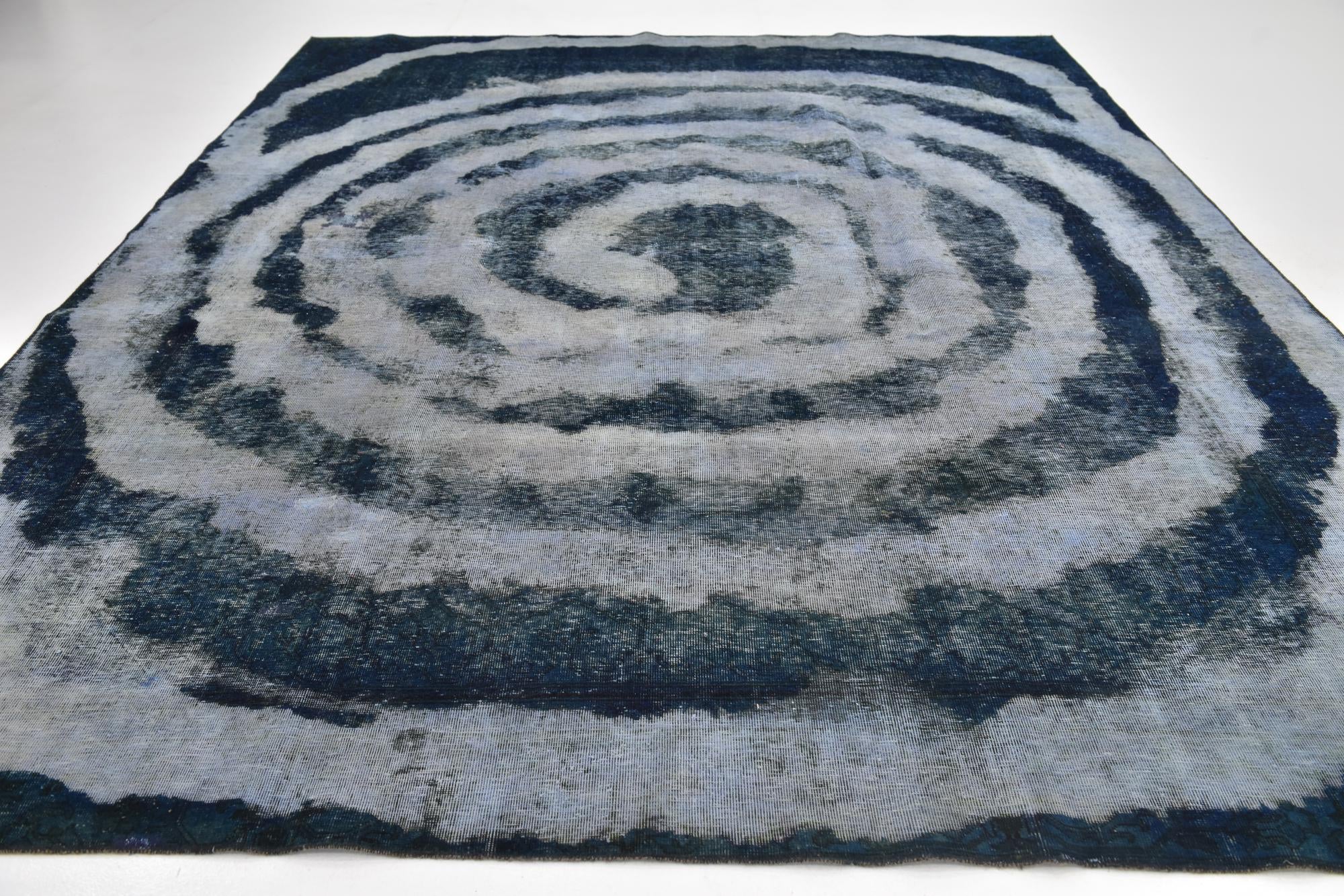 9' 4 x 12' 5 Hand Knotted Ultra Vintage Persian Wool Rug