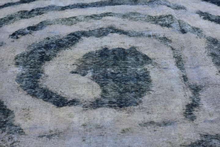 9' 4 x 12' 5 Hand Knotted Ultra Vintage Persian Wool Rug