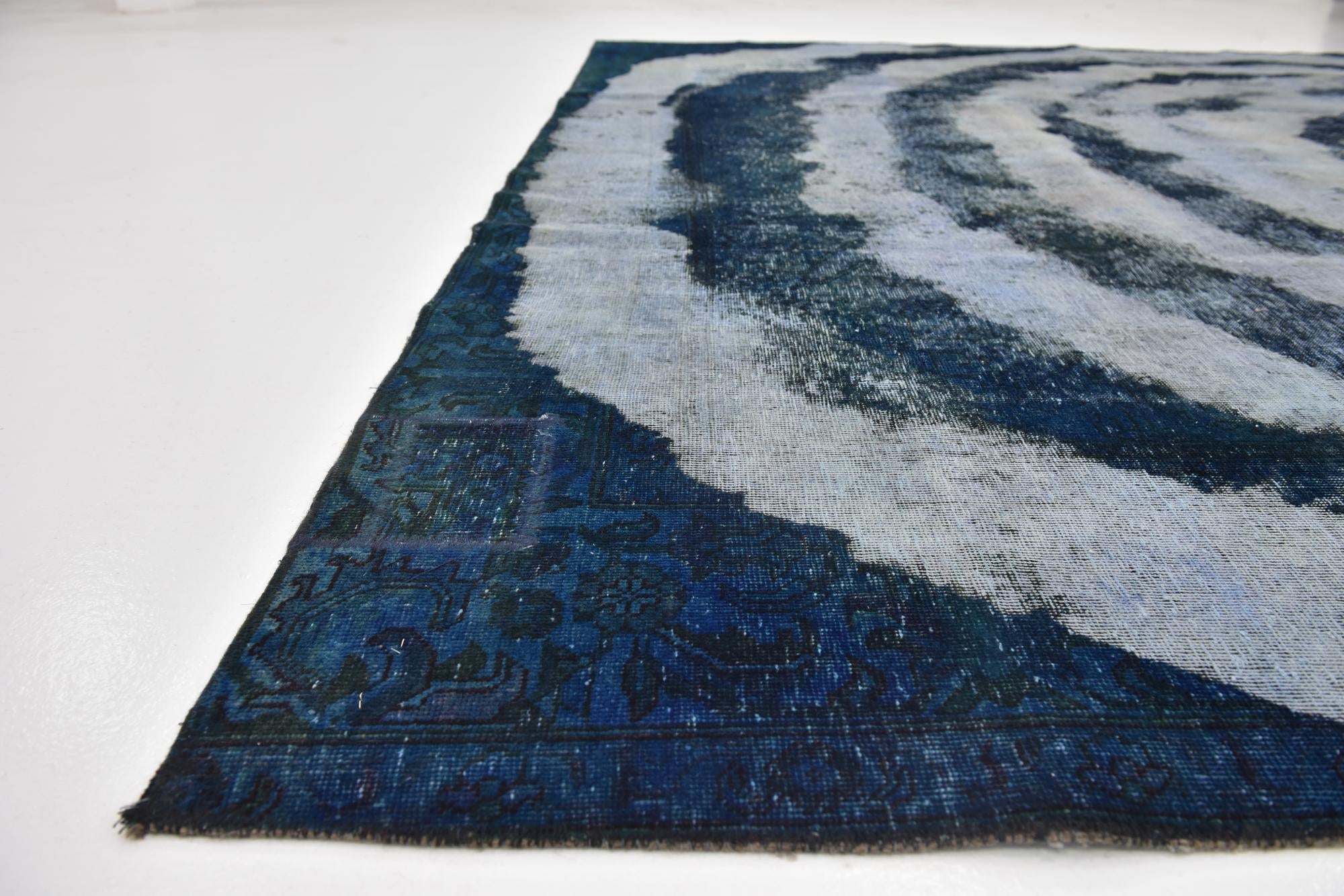 9' 4 x 12' 5 Hand Knotted Ultra Vintage Persian Wool Rug