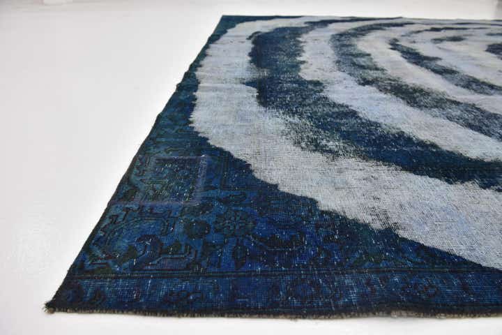9' 4 x 12' 5 Hand Knotted Ultra Vintage Persian Wool Rug