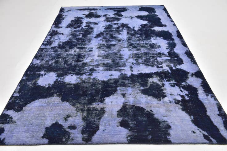 Detail image of 5' 8 x 8' 10 Hand Knotted Ultra Vintage Persian Wool Rug