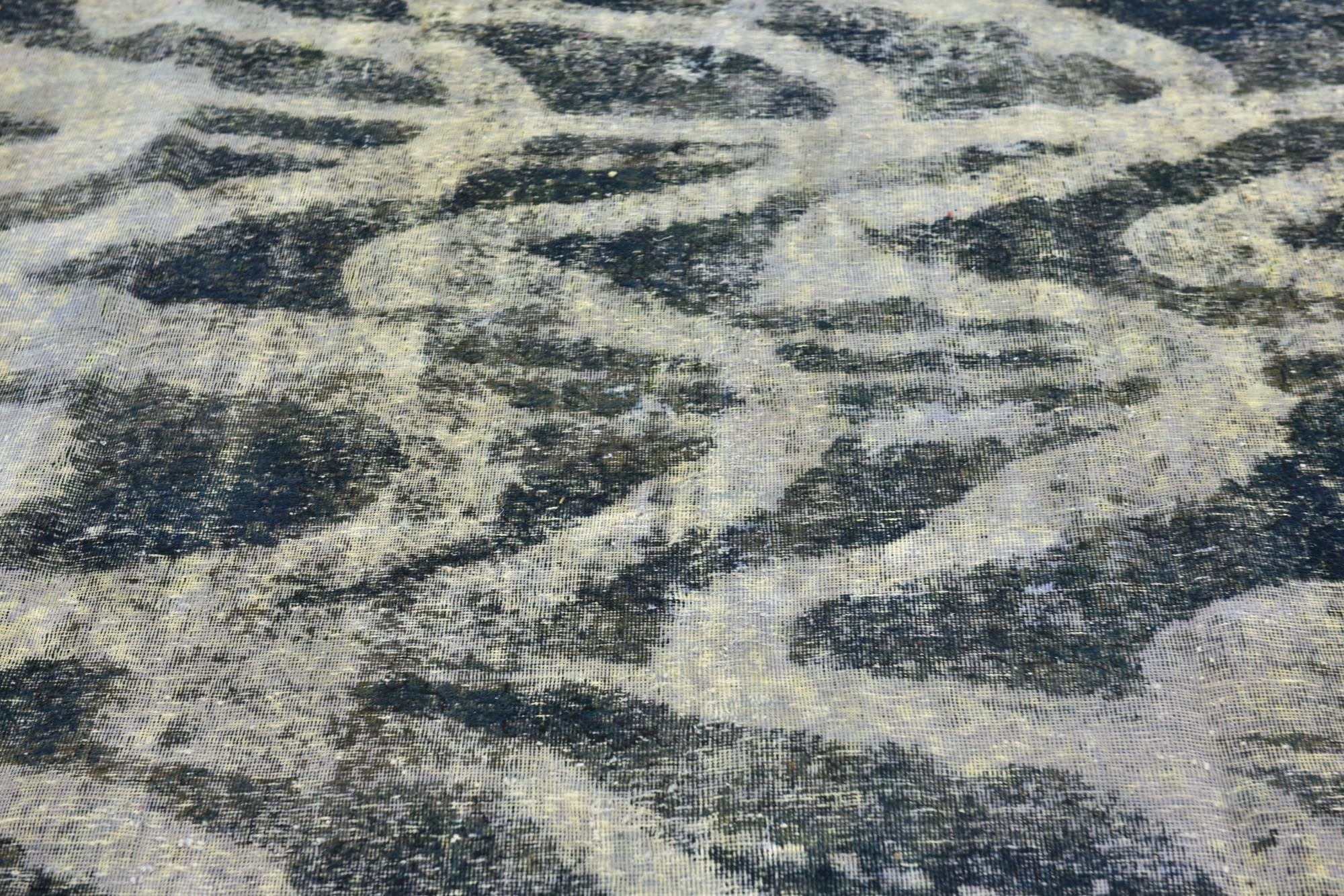 8' 2 x 10' Hand Knotted Ultra Vintage Persian Wool Rug
