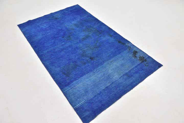 3' 8 x 6' Hand Knotted Ultra Vintage Persian Wool Rug