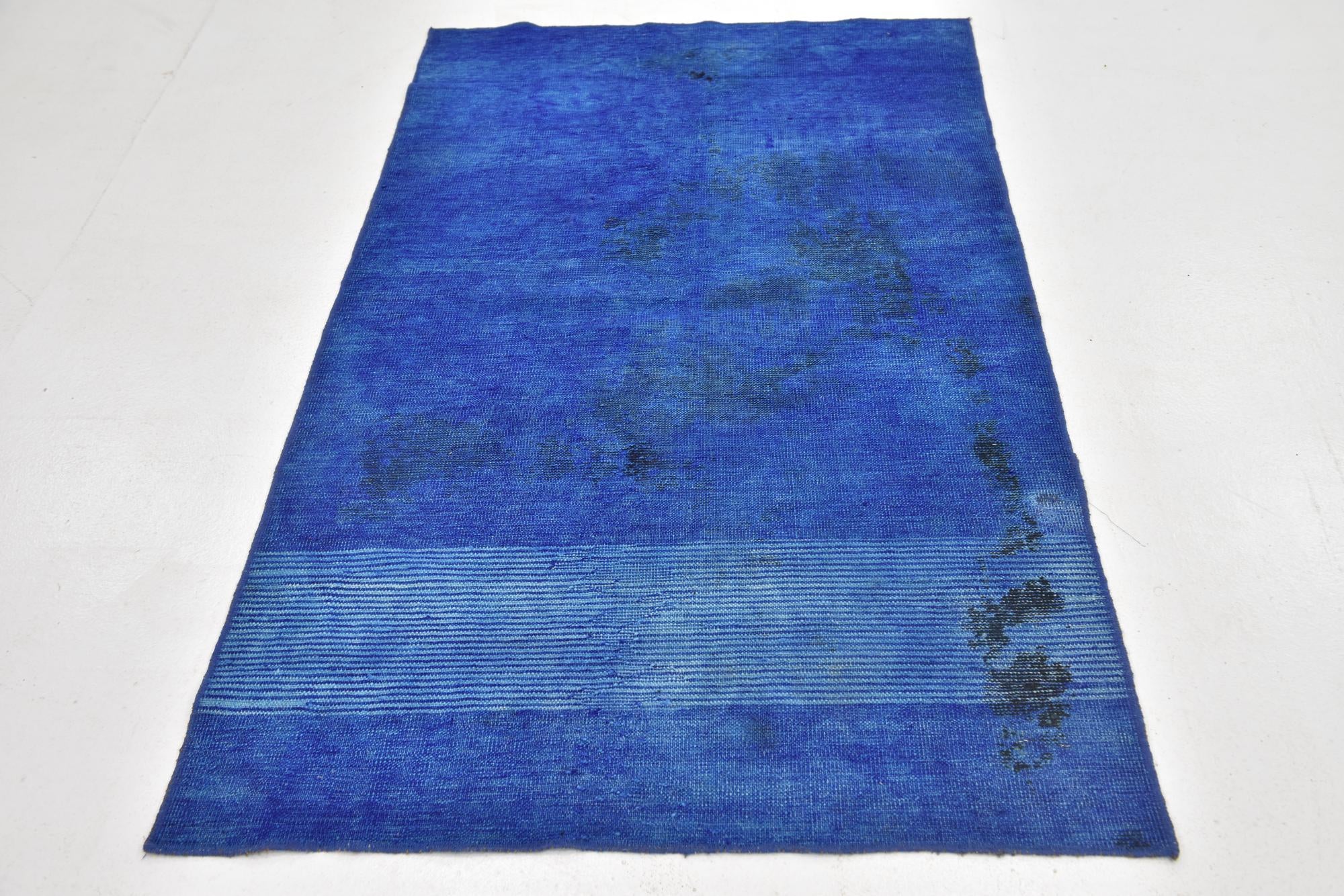 3' 8 x 6' Hand Knotted Ultra Vintage Persian Wool Rug