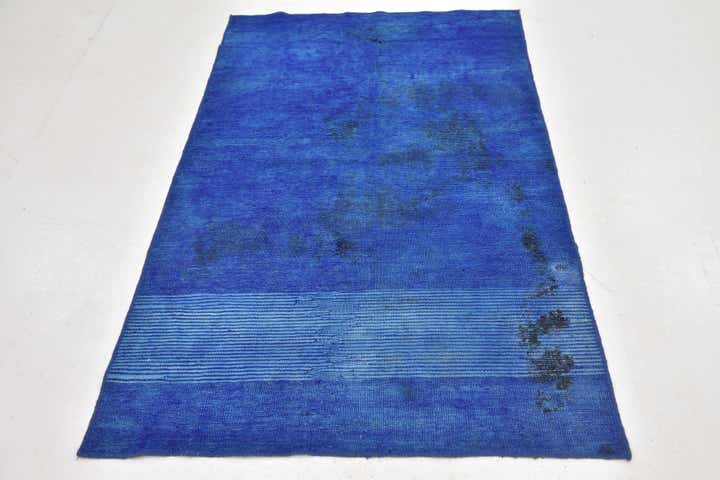 3' 8 x 6' Hand Knotted Ultra Vintage Persian Wool Rug