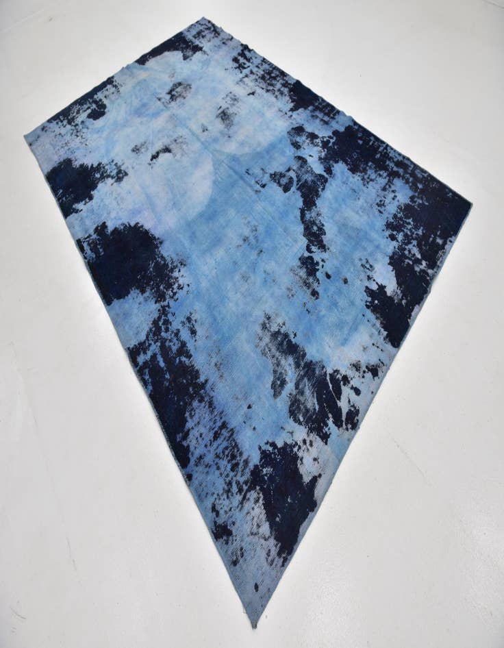 Detail image of 6' 8 x 10'  Hand Knotted Ultra Vintage Persian Wool Rug