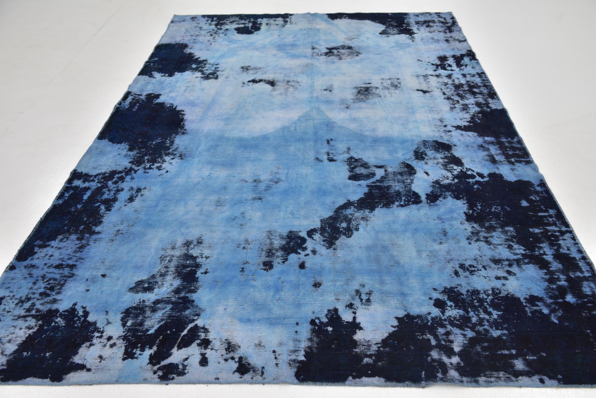 6' 8 x 10' Hand Knotted Ultra Vintage Persian Wool Rug