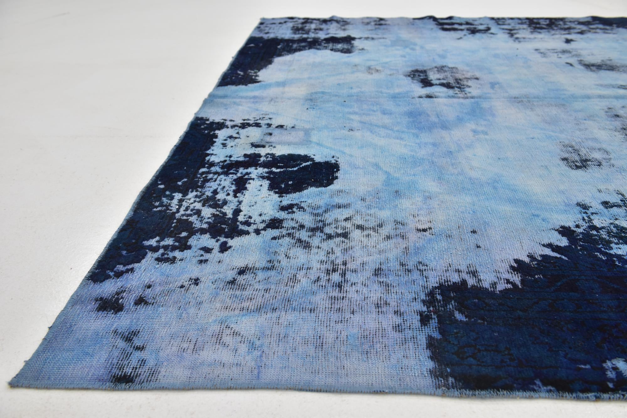 6' 8 x 10' Hand Knotted Ultra Vintage Persian Wool Rug