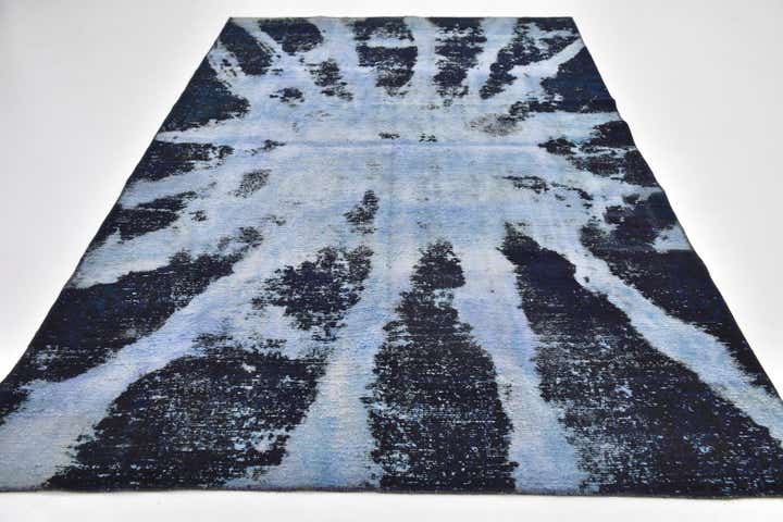 6' 3 x 10' Hand Knotted Ultra Vintage Persian Wool Rug