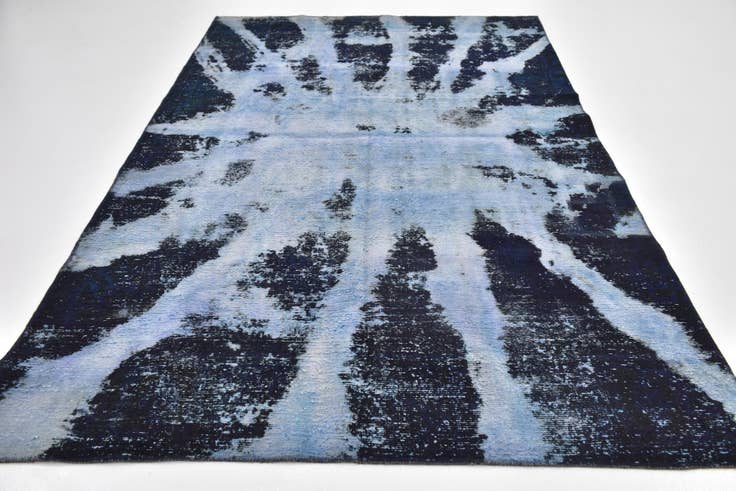 Detail image of 6' 3 x 10' Hand Knotted Ultra Vintage Persian Wool Rug