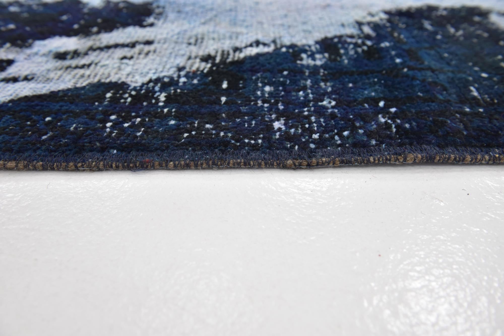 6' 3 x 10' Hand Knotted Ultra Vintage Persian Wool Rug