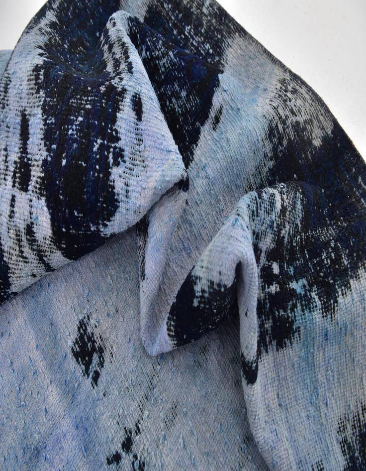 Detail image of 6' 3 x 10'  Hand Knotted Ultra Vintage Persian Wool Rug