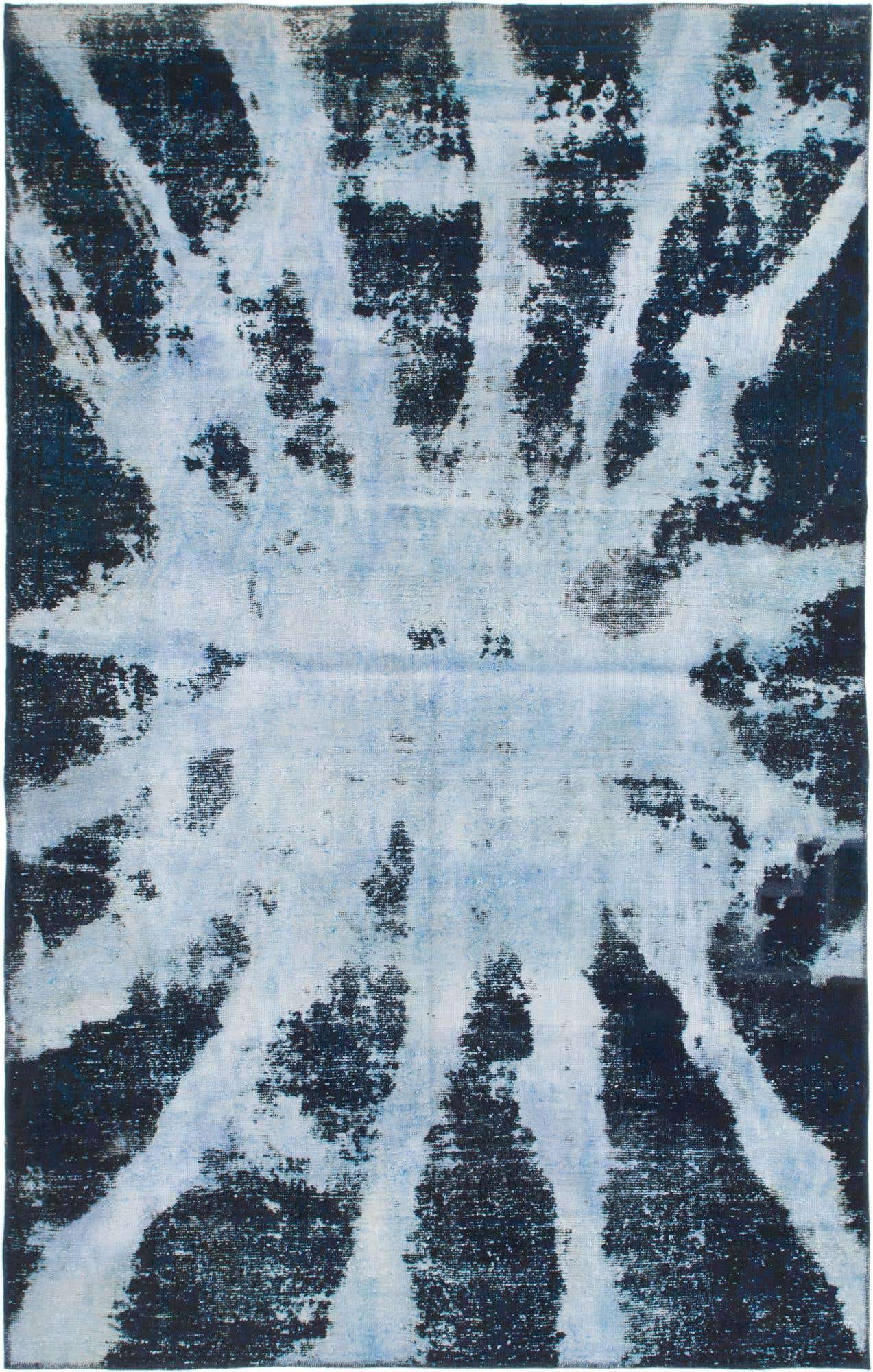 6' 3 x 10' Hand Knotted Ultra Vintage Persian Wool Rug