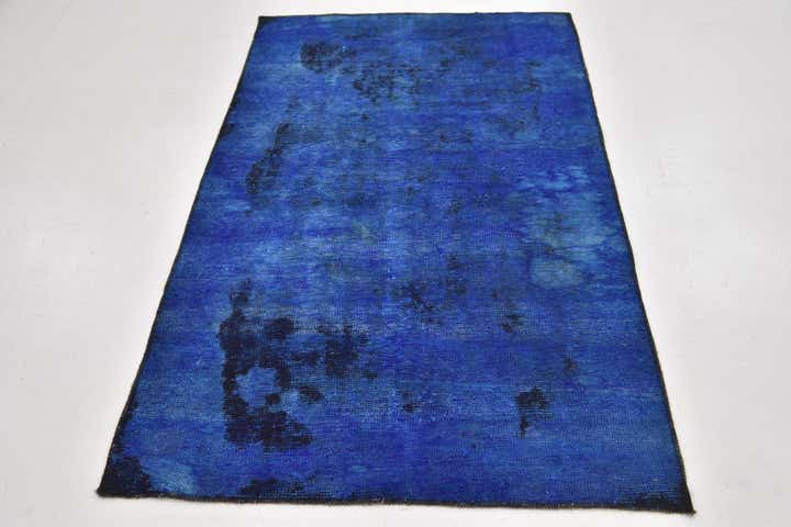 3' 7 x 6' Hand Knotted Ultra Vintage Persian Wool Rug