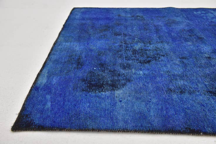 Detail image of 3' 7 x 6' Hand Knotted Ultra Vintage Persian Wool Rug