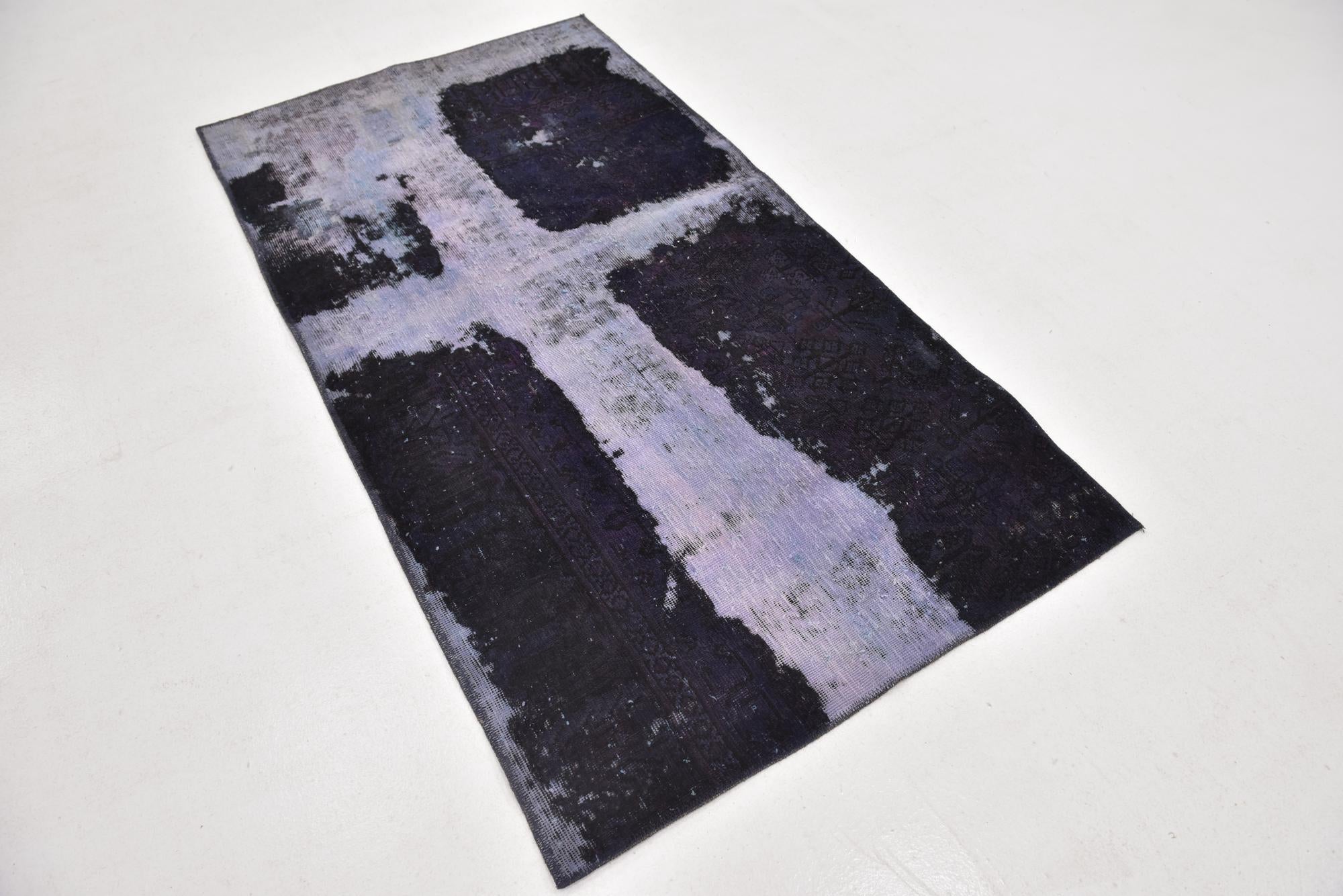 110cm x 200cm anudado a mano Ultra Vintage Alfombra Persa Lana