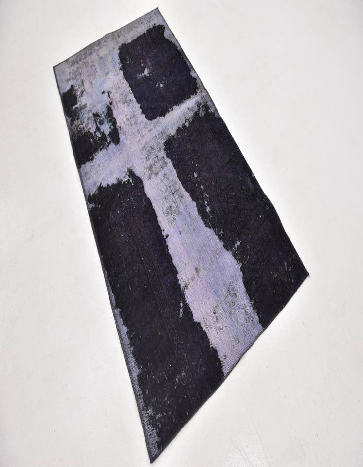 Detail image of 3' 7 x 6' 6  Hand Knotted Ultra Vintage Persian Wool Rug