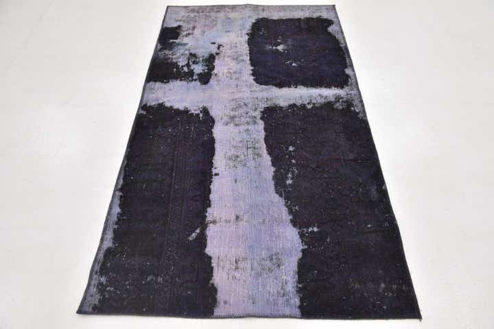 3' 7 x 6' 6 Hand Knotted Ultra Vintage Persian Wool Rug