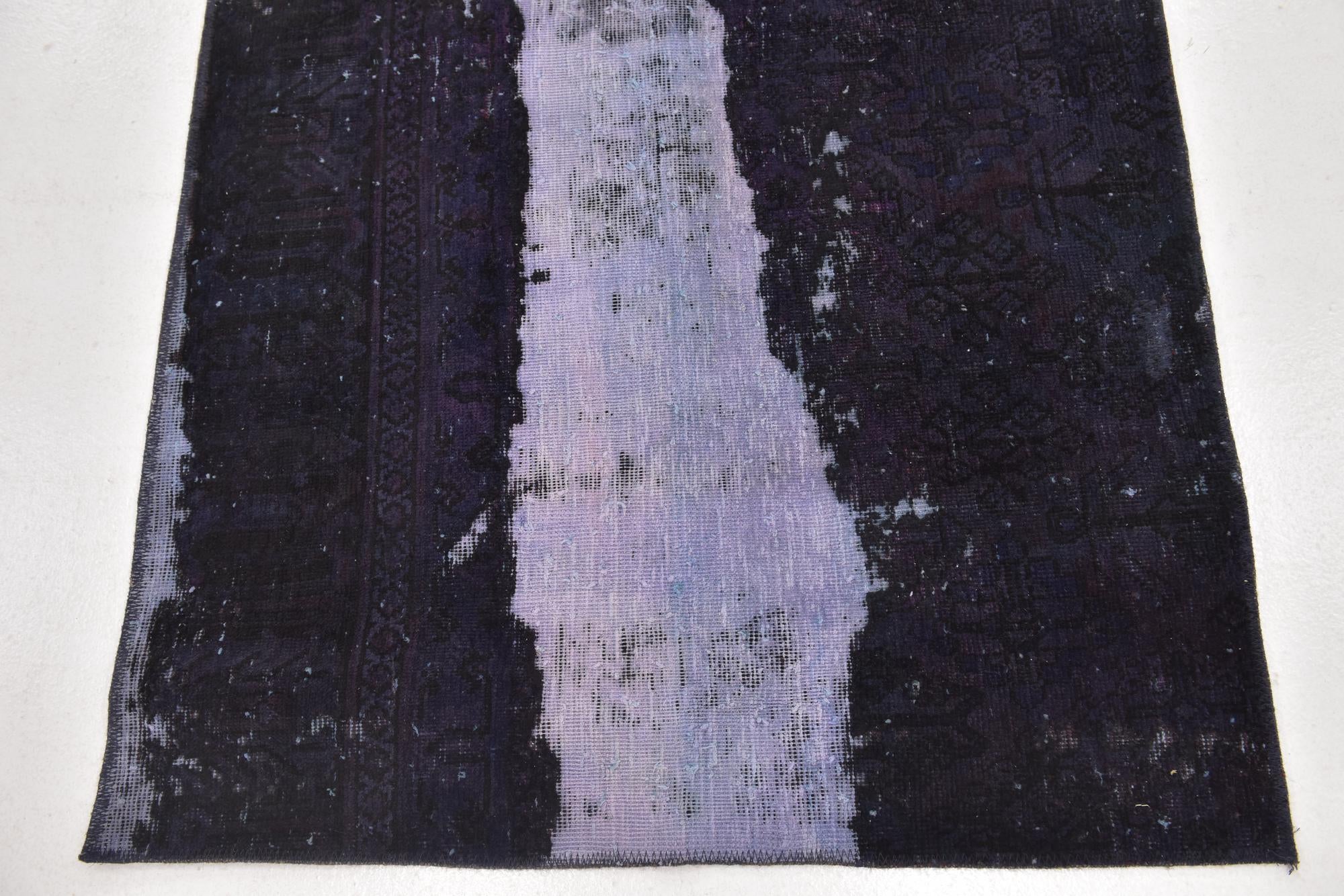 110cm x 200cm anudado a mano Ultra Vintage Alfombra Persa Lana