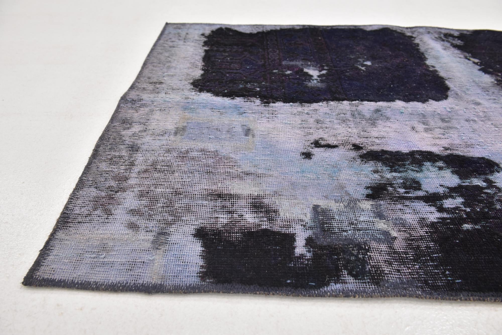 110cm x 200cm anudado a mano Ultra Vintage Alfombra Persa Lana