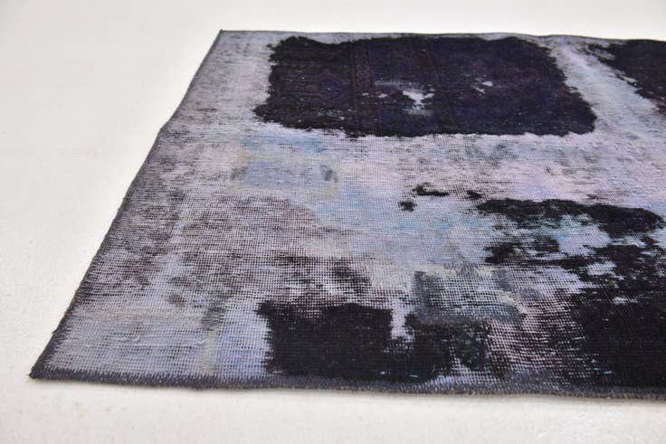 Detail image of 110cm x 200cm anudado a mano Ultra Vintage Alfombra Persa Lana