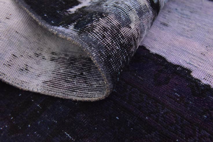 Detail image of 3' 7 x 6' 6 Hand Knotted Ultra Vintage Persian Wool Rug