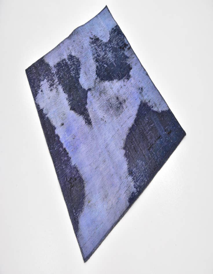 Detail image of 3' 3 x 4'  Hand Knotted Ultra Vintage Persian Wool Rug