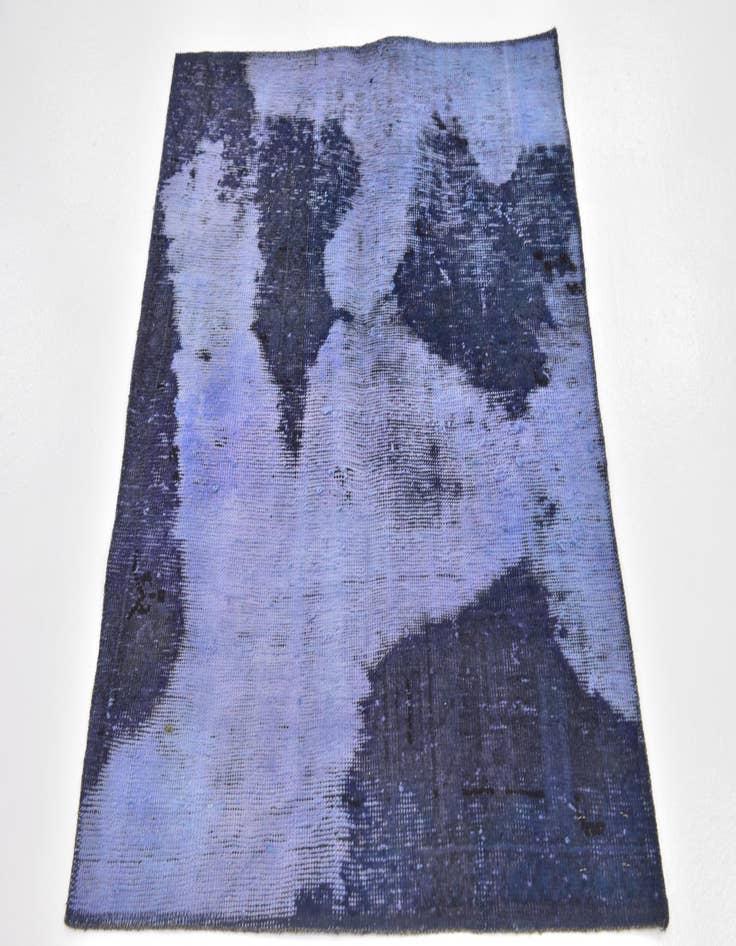 Detail image of 3' 3 x 4'  Hand Knotted Ultra Vintage Persian Wool Rug