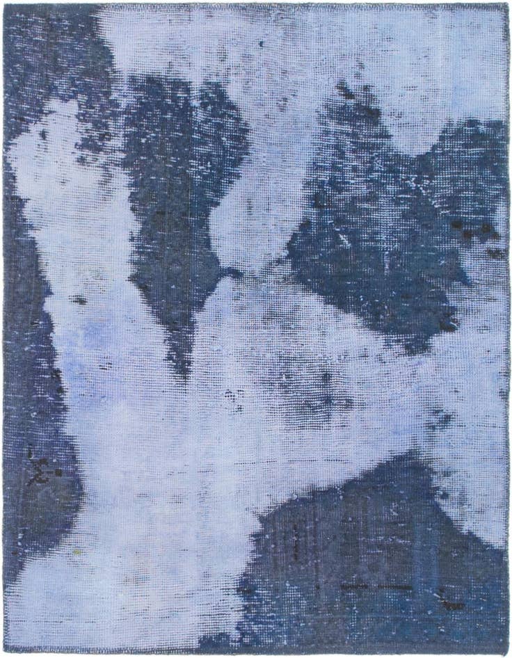 Detail image of 3' 3 x 4' Hand Knotted Ultra Vintage Persian Wool Rug