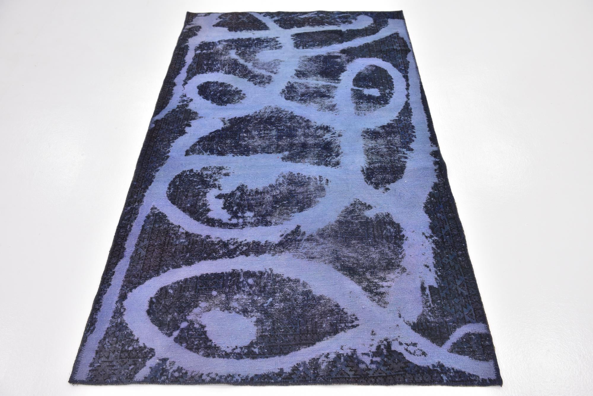 3' 8 x 6' 3 Hand Knotted Ultra Vintage Persian Wool Rug