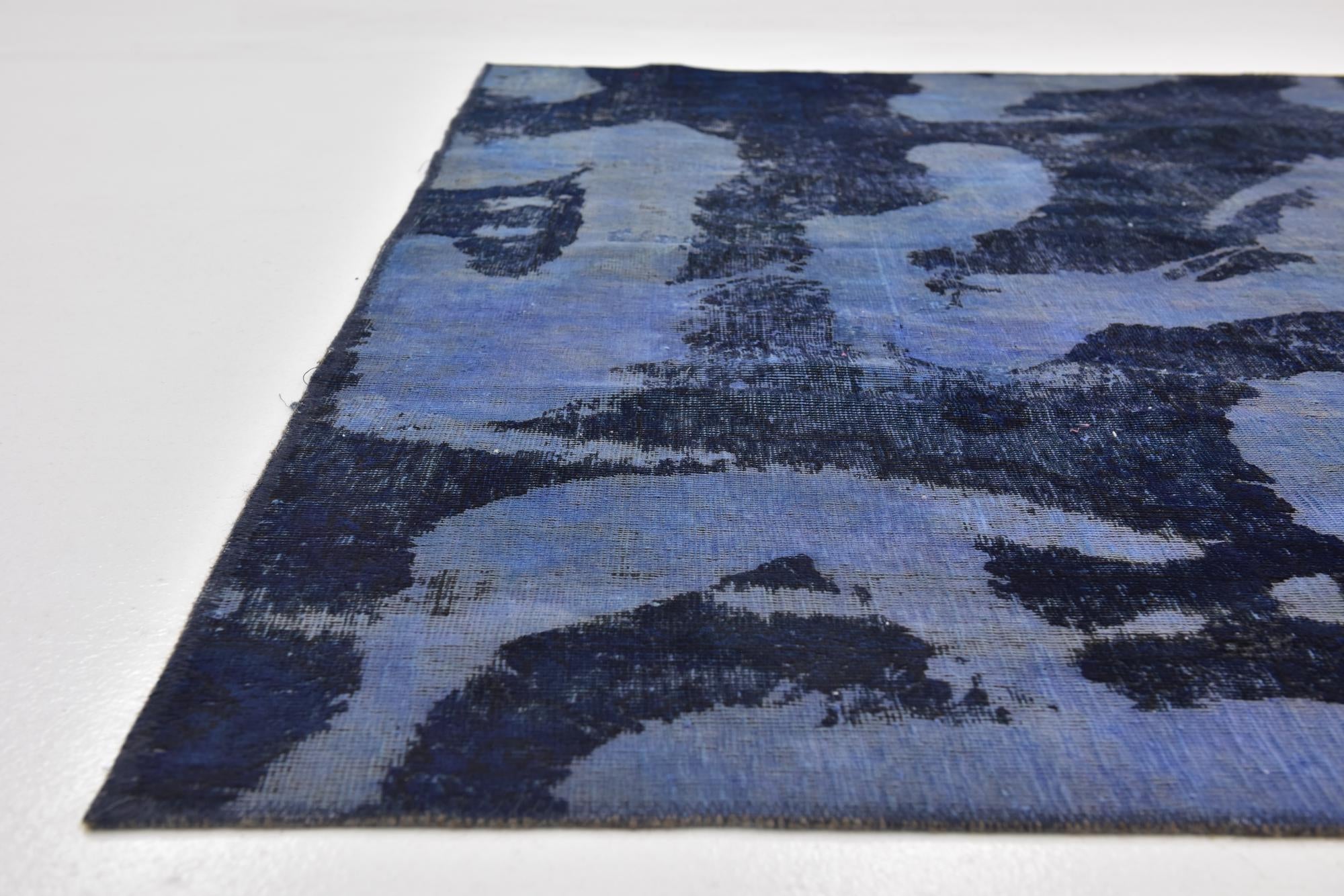 7' x 9' 5 Hand Knotted Ultra Vintage Persian Wool Rug