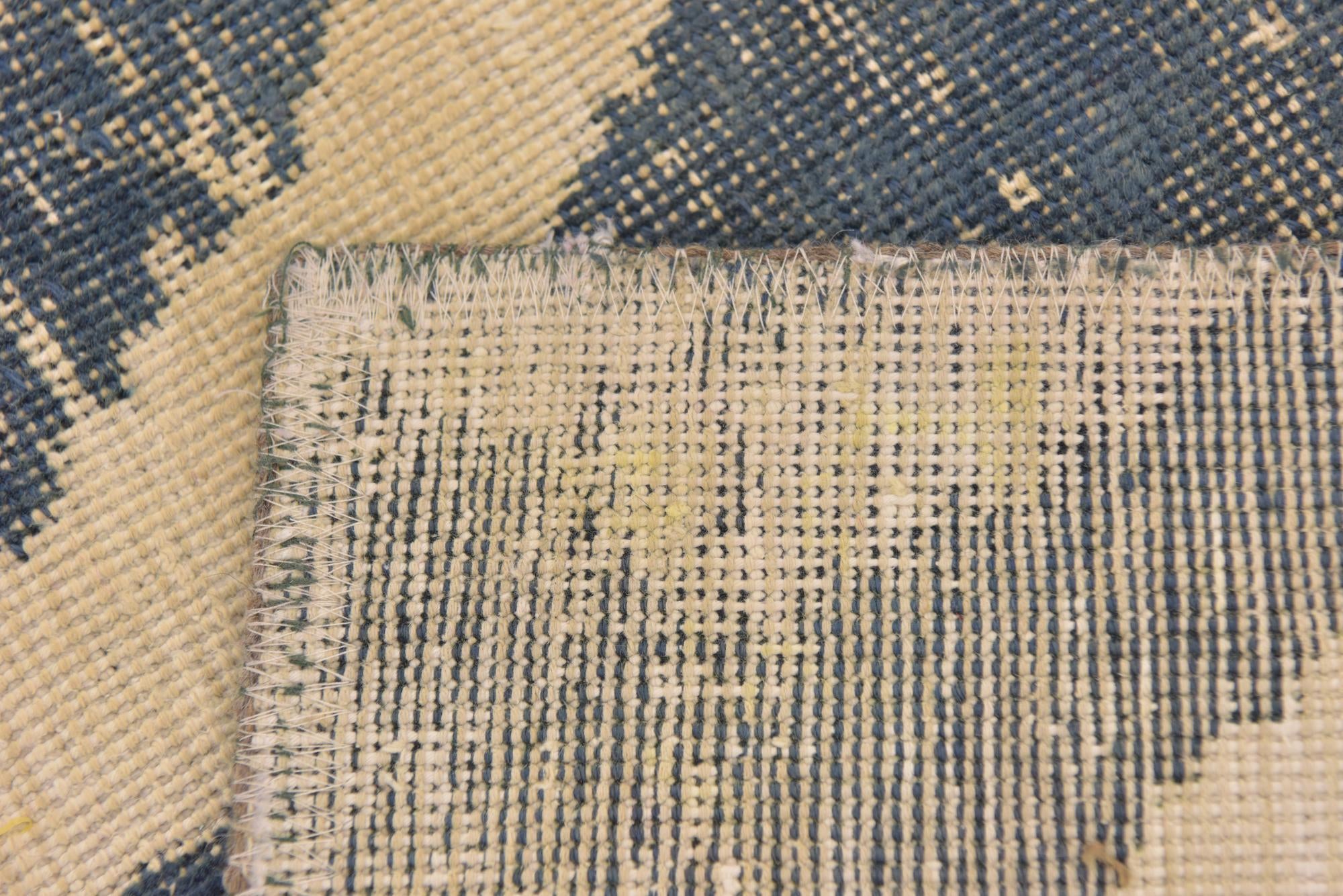 3' 10 x 6' 4 Hand Knotted Ultra Vintage Persian Wool Rug