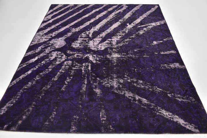 5' 9 x 7' Hand Knotted Ultra Vintage Persian Wool Rug