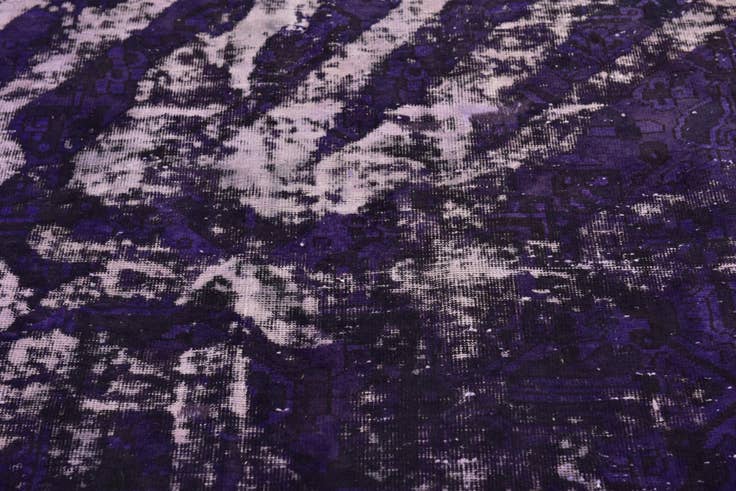 Detail image of 5' 9 x 7' Hand Knotted Ultra Vintage Persian Wool Rug