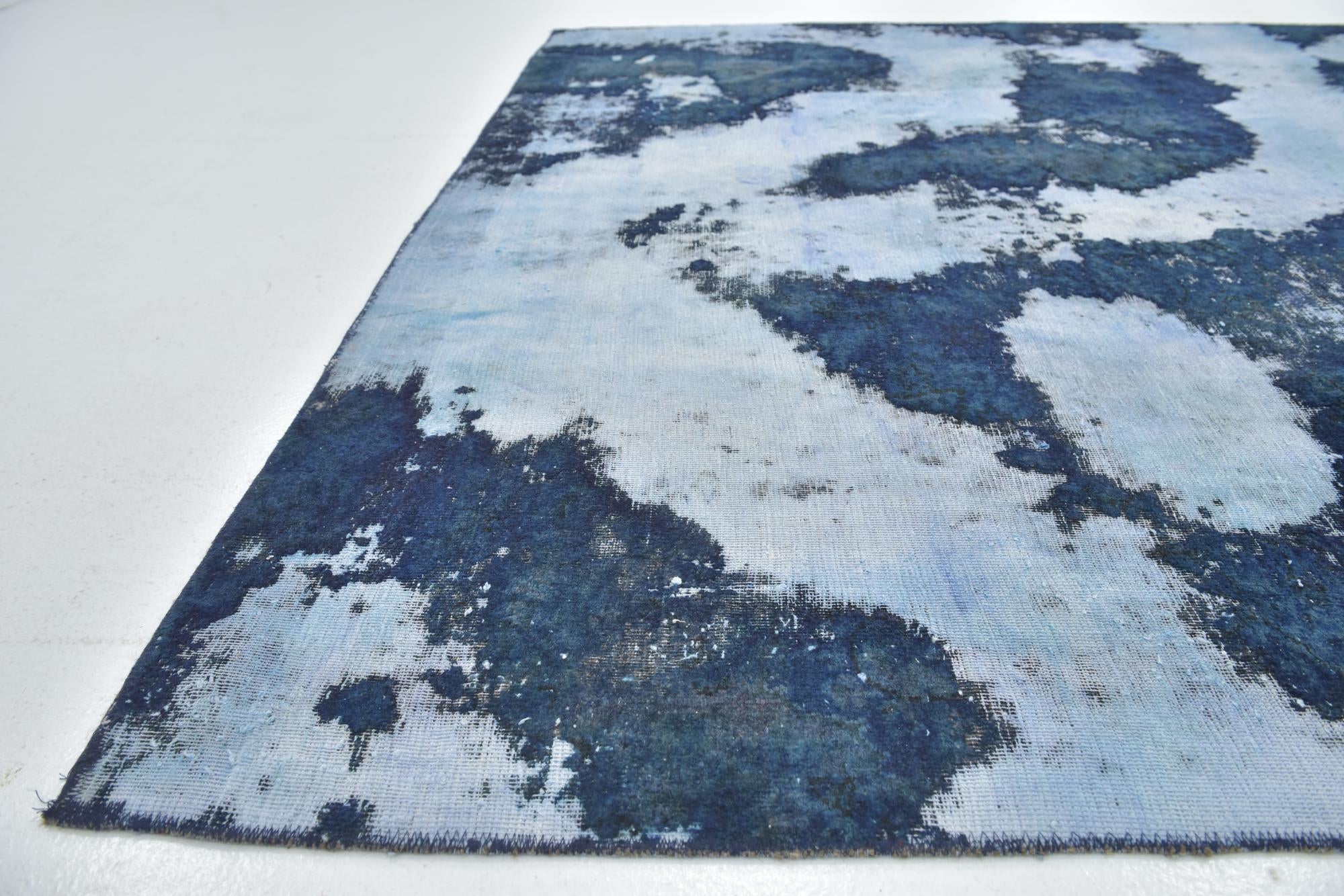 7' 3 x 11' Hand Knotted Ultra Vintage Persian Wool Rug