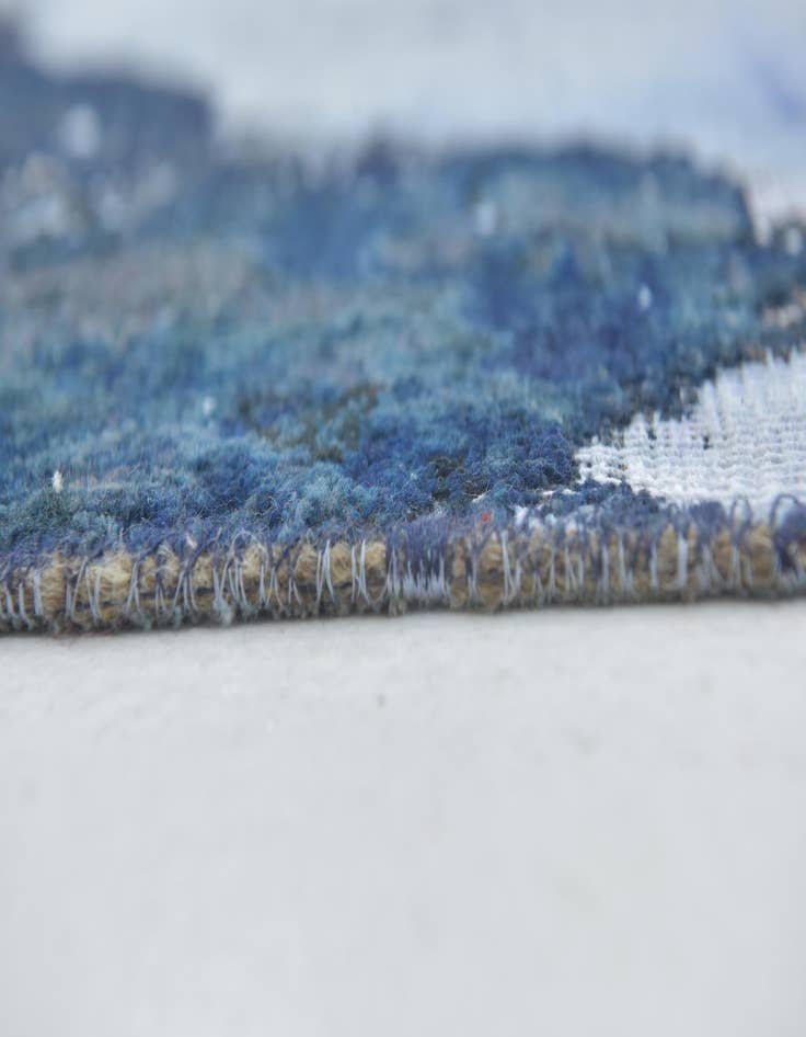 Detail image of 7' 3 x 11'  Hand Knotted Ultra Vintage Persian Wool Rug