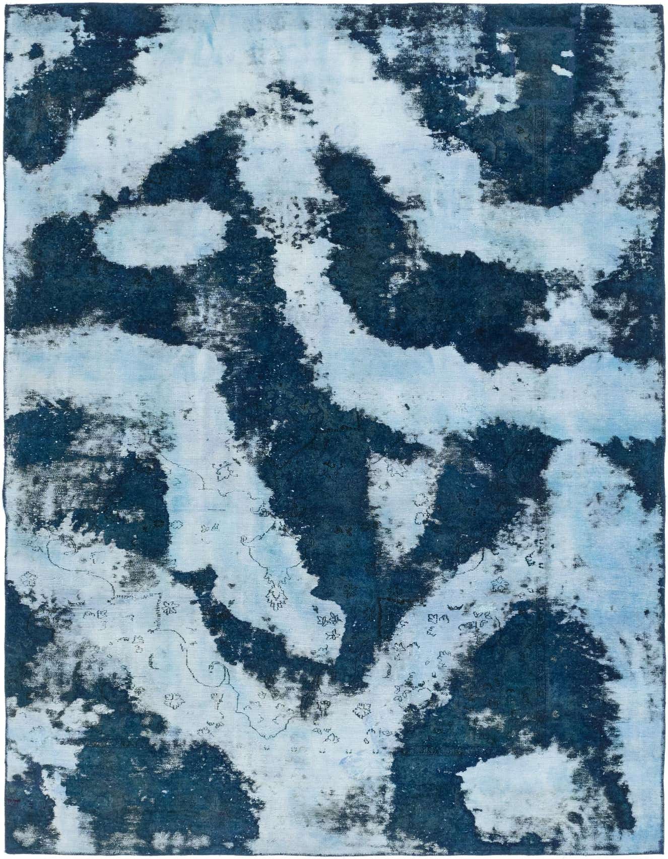 Primary image 7' 3 x 11'  Hand Knotted Ultra Vintage Persian Wool Rug