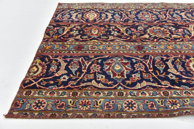 Detail image of 3' 7 x 5' 4 Hand Knotted Ultra Vintage Persian Wool Rug