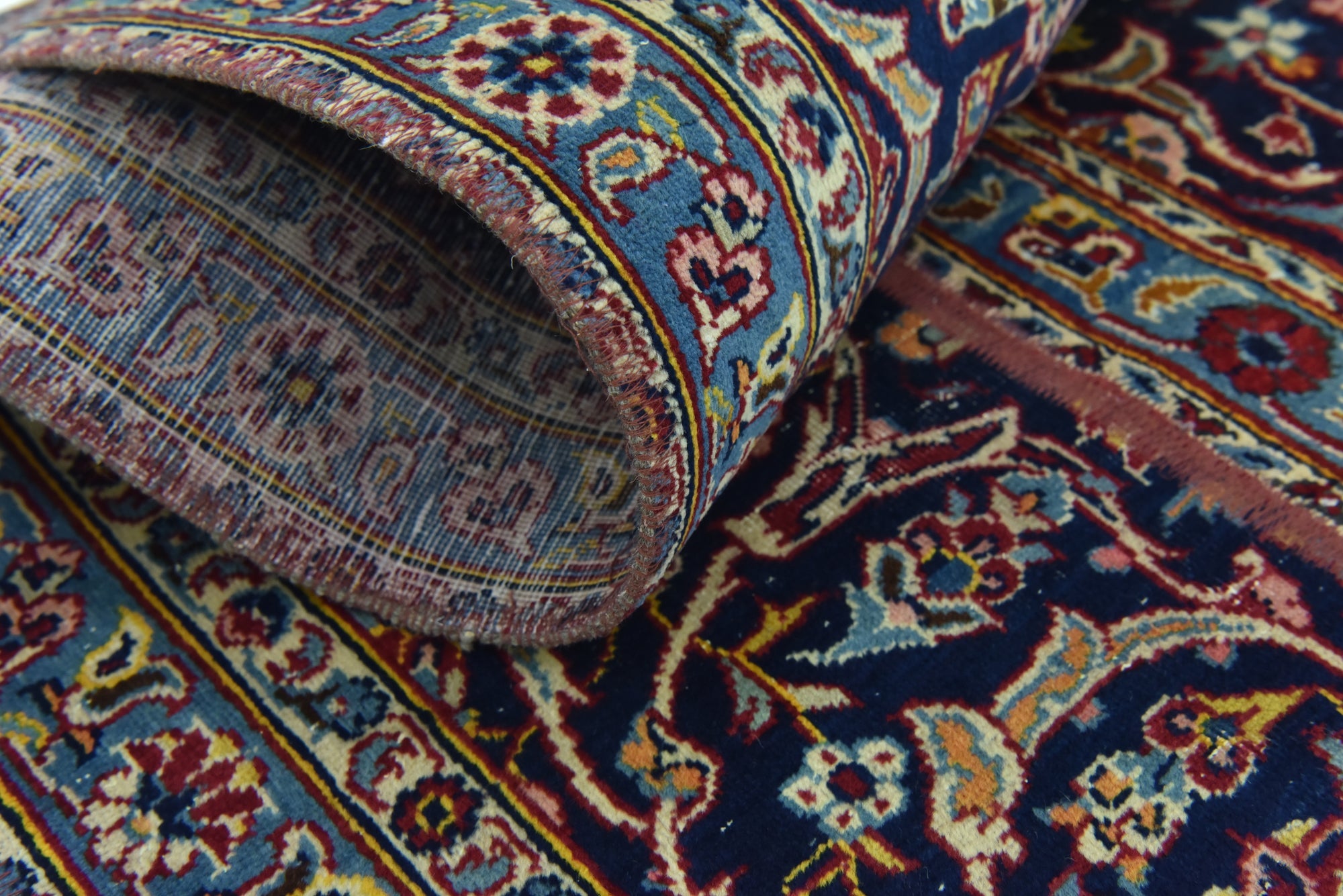 3' 7 x 5' 4 Hand Knotted Ultra Vintage Persian Wool Rug