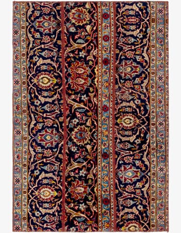 3' 7 x 5' 4 Hand Knotted Ultra Vintage Persian Wool Rug