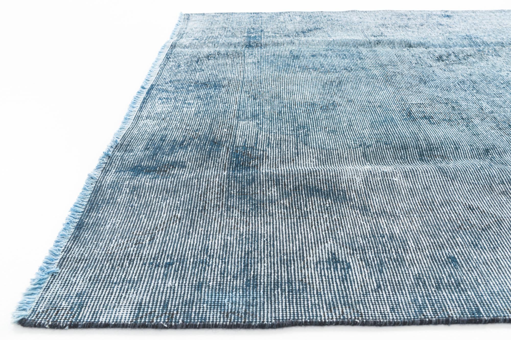 6' 2 x 9' Hand Knotted Ultra Vintage Persian Wool Rug