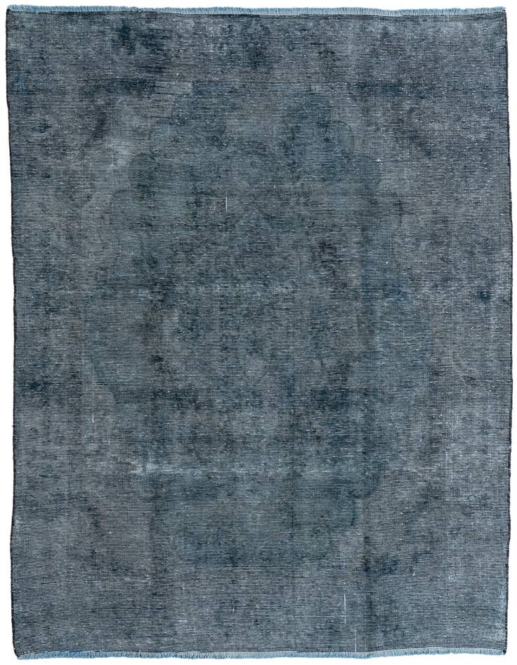 Detail image of 6' 2 x 9' Hand Knotted Ultra Vintage Persian Wool Rug