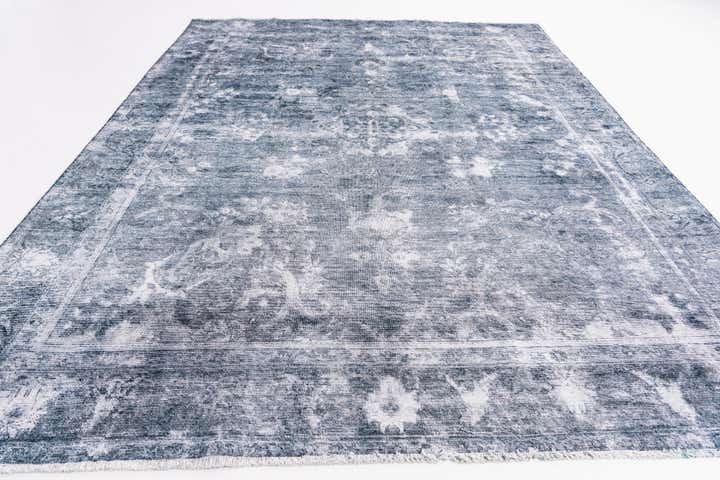 8' 10 x 12' 3 Hand Knotted Ultra Vintage Persian Wool Rug