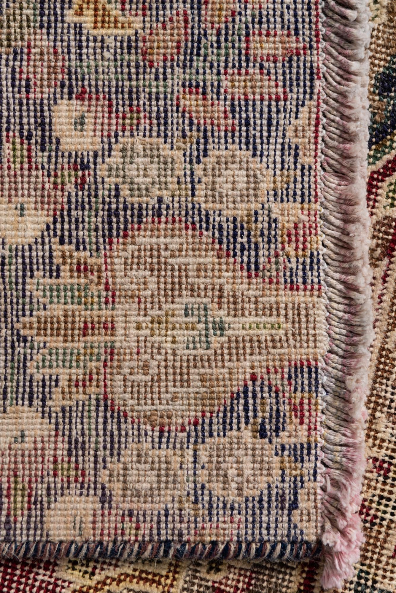 6' 1 x 9' 8 Hand Knotted Ultra Vintage Persian Wool Rug